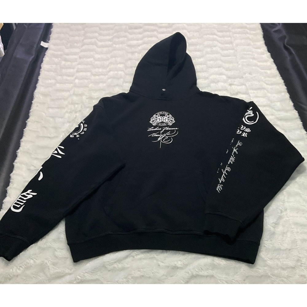 Darc Sport Mens Black Large Bruce Lee Success Is A Journey Pierce Hoodie Limited